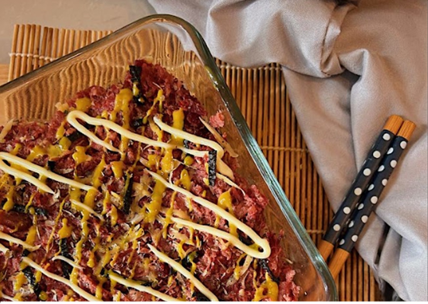 Corned Beef Sushi Baked