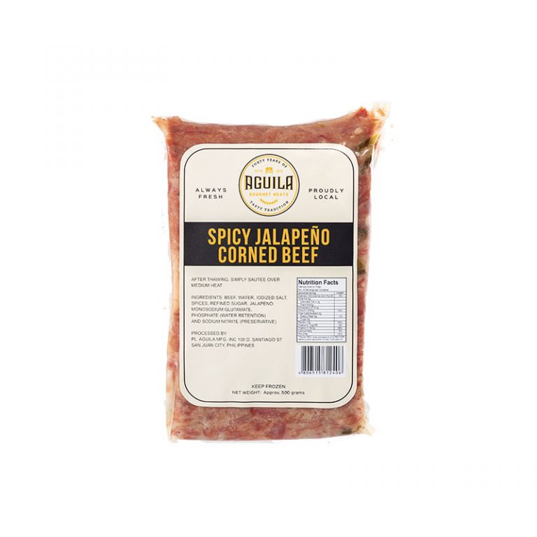 Spicy Jalapeno Corned Beef PL Aguila Manufacturing Inc.
